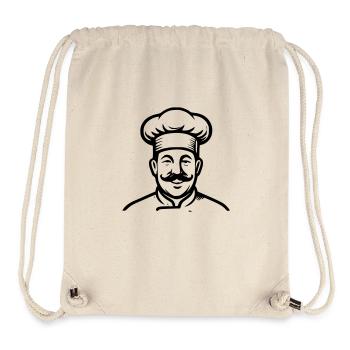 LE Chef - Sac à cordon recyclé Stanley/Stella - blanc naturel - Devant
