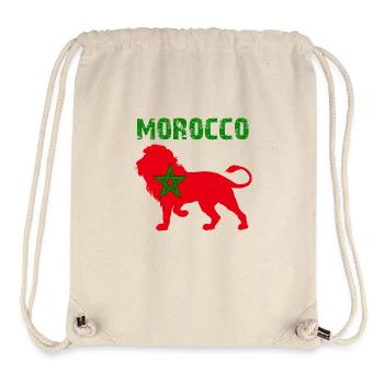 MAROC MAROC MAROC leon - Sac à cordon recyclé Stanley/Stella - blanc naturel - Devant