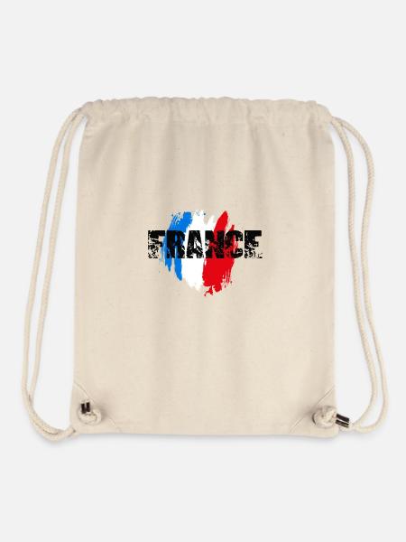 france_noire - Stanley/Stella recycelter Gym Bag - Naturweiß