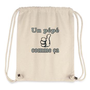 Un pépé comme ça - Stanley/Stella Recycled Gym Bag - natural - Front