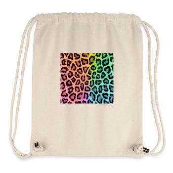 Leopard leopard skin pattern - Stanley/Stella Recycled Gym Bag - natural - Front