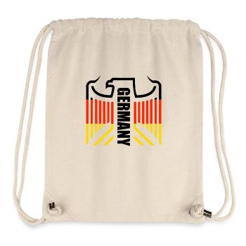 Deutschland Adler Liebe - Stanley/Stella recycelter Gym Bag - Naturweiß - Vorne