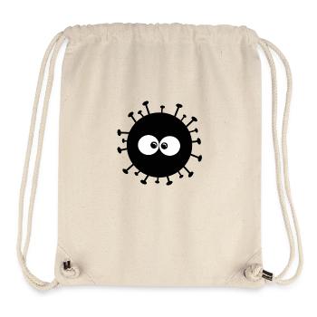 Corona Schwarz - Stanley/Stella recycelter Gym Bag - Naturweiß - Vorne