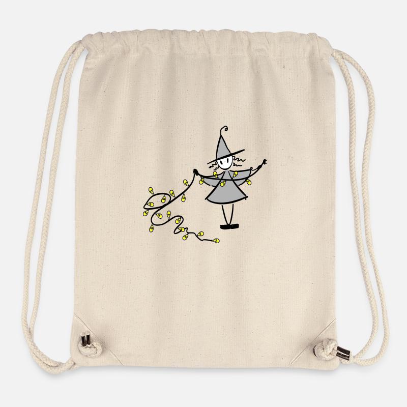 Christmas Witch - Stanley/Stella Recycled Gym Bag - natural