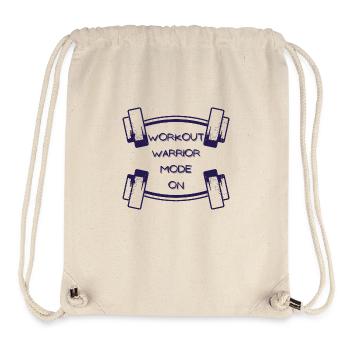 Workout-Krieger-Modus ein - 1 - Stanley/Stella recycelter Gym Bag - Naturweiß - Vorne