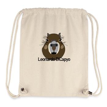 Leonardo DiCapyo - Sac à cordon recyclé Stanley/Stella - blanc naturel - Devant