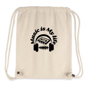 Music is My life - Stanley/Stella Recycled Gym Bag - natural - Front