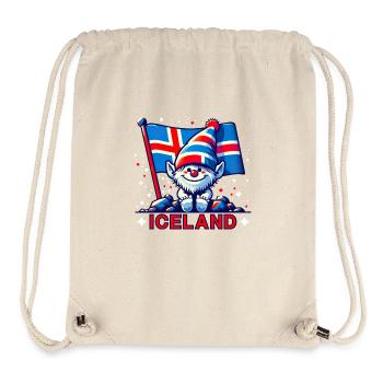 Islande Islande 81 - Sac à cordon recyclé Stanley/Stella - blanc naturel - Devant