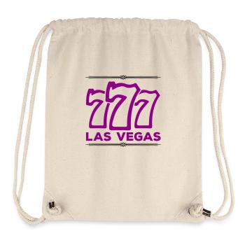las vegas 777 - Stanley/Stella recycelter Gym Bag - Naturweiß - Vorne