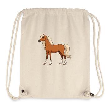 Welsh Pony Rolle - Stanley/Stella recycelter Gym Bag - Naturweiß - Vorne