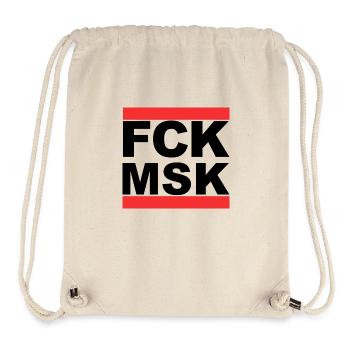FCK MSK - Stanley/Stella recycelter Gym Bag - Naturweiß - Vorne