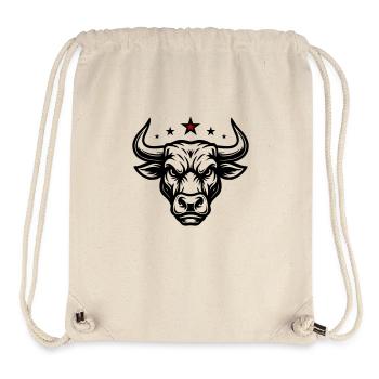 Bull Head Taurus - Stanley/Stella Recycled Gym Bag - natural - Front