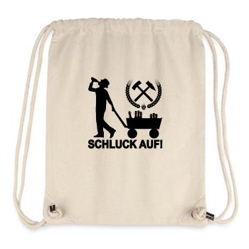 Schluck Auf - Stanley/Stella recycelter Gym Bag - Naturweiß - Vorne