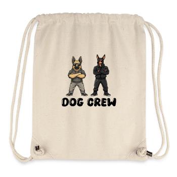 dog crew - Stanley/Stella recycelter Gym Bag - Naturweiß - Vorne