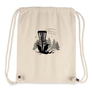 Disque de golf - Sac à cordon recyclé Stanley/Stella - blanc naturel - Devant