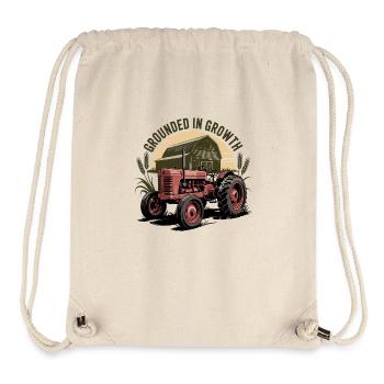 Grounded in Growth - Stanley/Stella Recycled Gym Bag - natural - Front