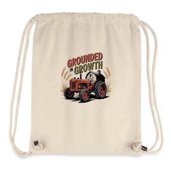 Grounded in Growth - Stanley/Stella Recycled Gym Bag - natural - Front
