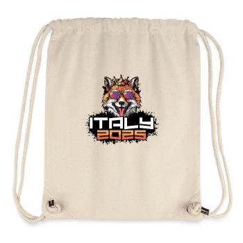 Italien 2025 Party Fuchs - Stanley/Stella recycelter Gym Bag - Naturweiß - Vorne