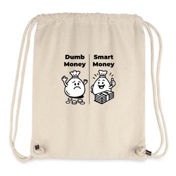 Dumb Money - Smart Money - Stanley/Stella recycelter Gym Bag - Naturweiß - Vorne