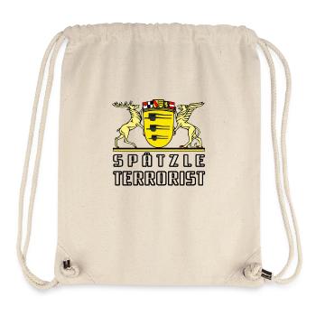 SPÄTZLE TERRORIST - Württemberg - Stanley/Stella recycelter Gym Bag - Naturweiß - Vorne