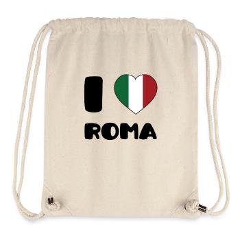 I Love Roma - Stanley/Stella Recycled Gym Bag - natural - Front