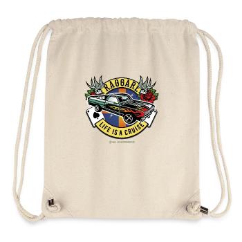 Raggare T Shirt Design Life Is A Cruise - Stanley/Stella Recycled Gym Bag - natural - Front