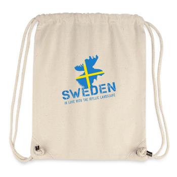 Schweden Sweden Sverige - Stanley/Stella Recycled Gym Bag - natural - Front