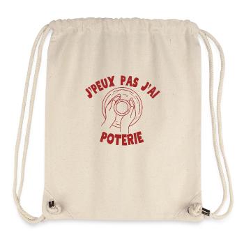 Töpferei Ruhestandsgeschenk - Stanley/Stella recycelter Gym Bag - Naturweiß - Vorne