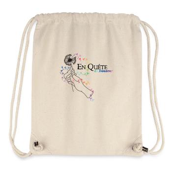 mainsdandelion rainbow eqd magnet - Sac à cordon recyclé Stanley/Stella - blanc naturel - Devant