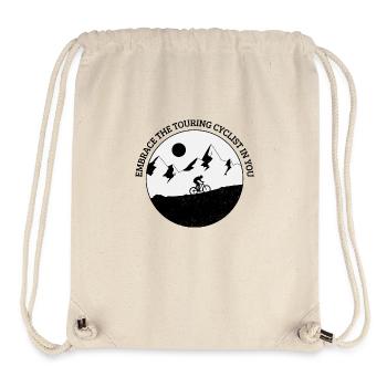 Embrace the Touring Cyclist in You - Stanley/Stella Recycled Gym Bag - natural - Front