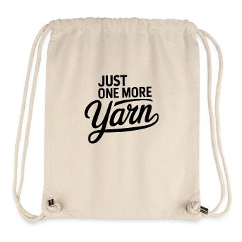 Wolle statt Worte - Stanley/Stella recycelter Gym Bag - Naturweiß - Vorne