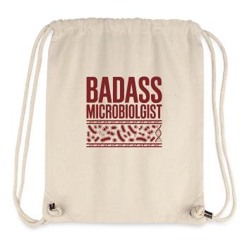 Leidenschaft für Mikrobiologie - Stanley/Stella recycelter Gym Bag - Naturweiß - Vorne