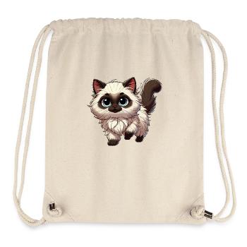 Ragdoll cat baby - Stanley/Stella Recycled Gym Bag - natural - Front