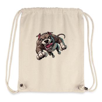 Pitbull attacks - Stanley/Stella Recycled Gym Bag - natural - Front