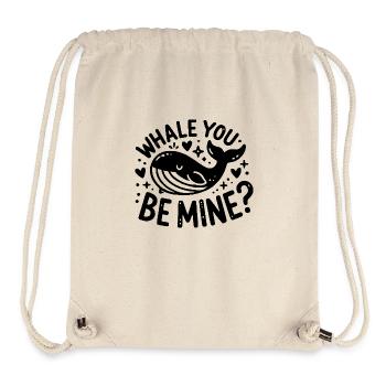 Whale You Be Mine? - Stanley/Stella recycelter Gym Bag - Naturweiß - Vorne
