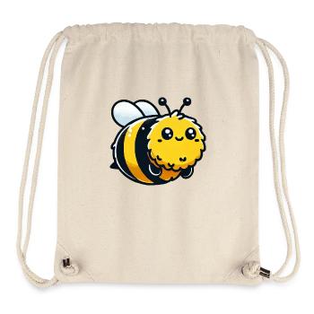 hummel biene - Stanley/Stella recycelter Gym Bag - Naturweiß - Vorne