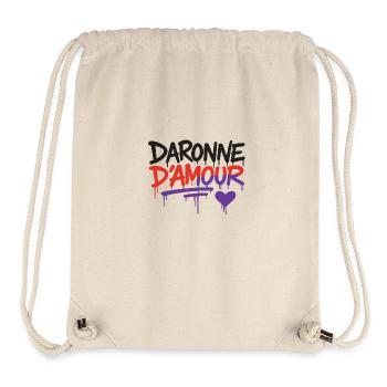 Daronne d'amour - Stanley/Stella recycelter Gym Bag - Naturweiß - Vorne