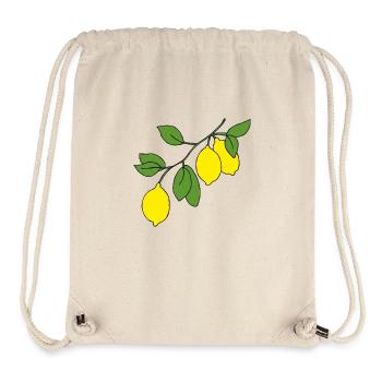 zitronen zweig - Stanley/Stella recycelter Gym Bag - Naturweiß - Vorne