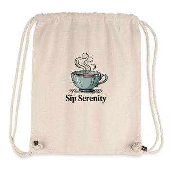 Sip Serenity – Sanfter Morgenzauber - Stanley/Stella recycelter Gym Bag - Naturweiß - Vorne