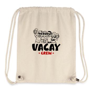 Urlaub Crew - Stanley/Stella recycelter Gym Bag - Naturweiß - Vorne