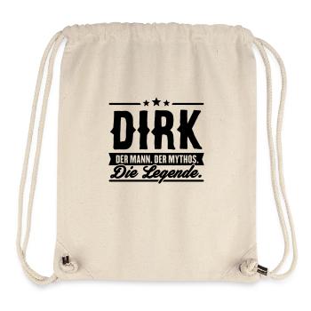 Man Myth Legend Dirk - Stanley/Stella Recycled Gym Bag - natural - Front