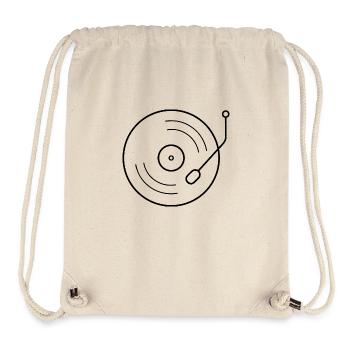 Turntable Vinyl - Stanley/Stella Recycled Gym Bag - natural - Front
