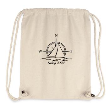 Sailing 2024 - Stanley/Stella recycelter Gym Bag - Naturweiß - Vorne