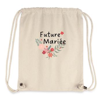 Floral Bride - Die Brautblumen - Stanley/Stella recycelter Gym Bag - Naturweiß - Vorne