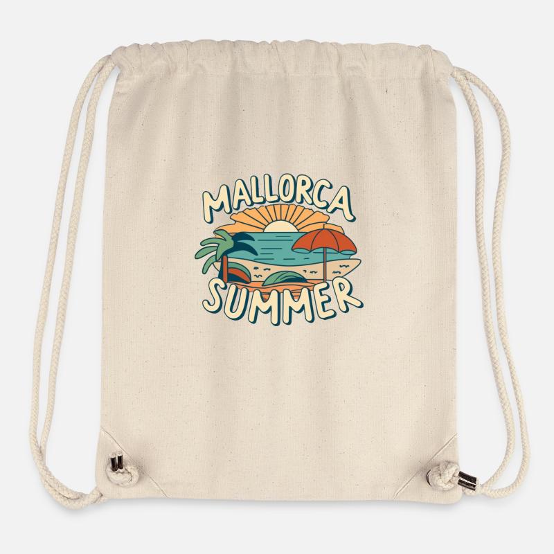 Mallorca Sommer 2024 - Stanley/Stella recycelter Gym Bag - Naturweiß