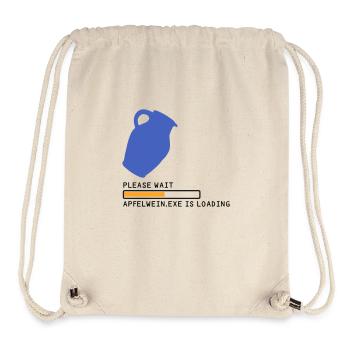 Bembel Loading please wait - Stanley/Stella recycelter Gym Bag - Naturweiß - Vorne