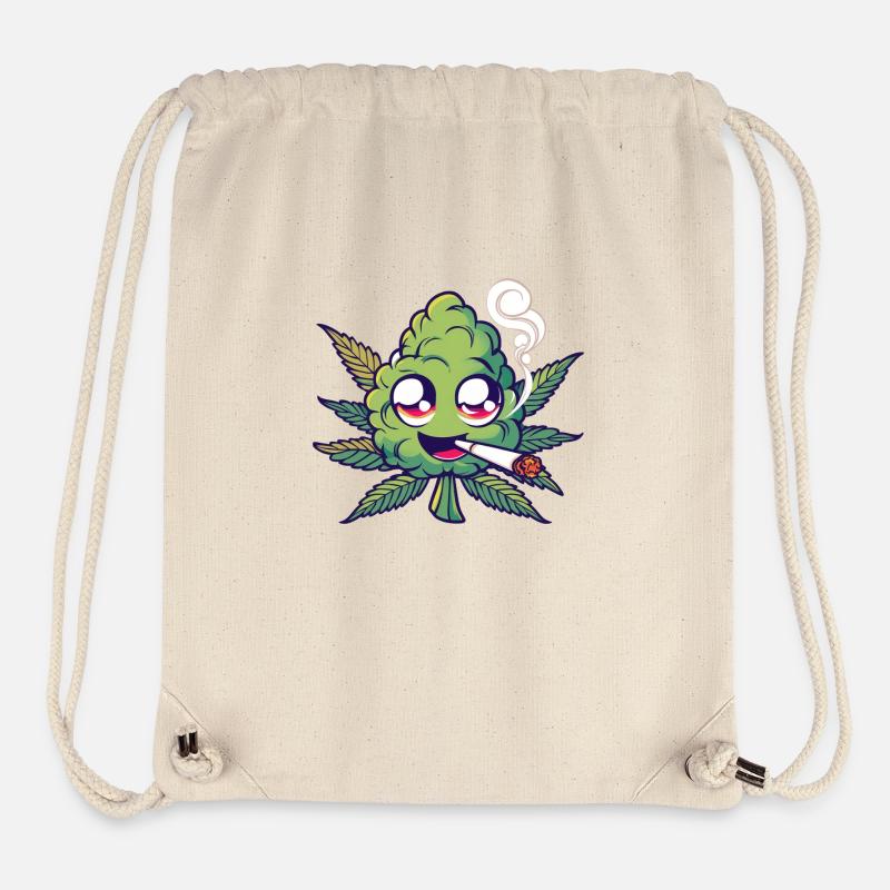 Smoking Bud - Stanley/Stella Recycled Gym Bag - natural