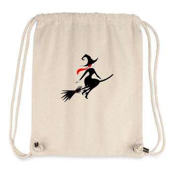 Fliegende Hexe - Stanley/Stella recycelter Gym Bag - Naturweiß - Vorne