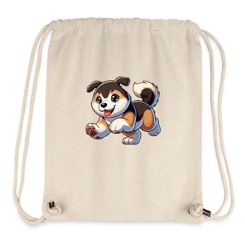 Akita-Welpe - Stanley/Stella recycelter Gym Bag - Naturweiß - Vorne