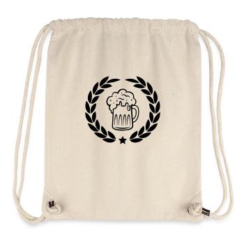 Beer laurel wreath - Stanley/Stella Recycled Gym Bag - natural - Front